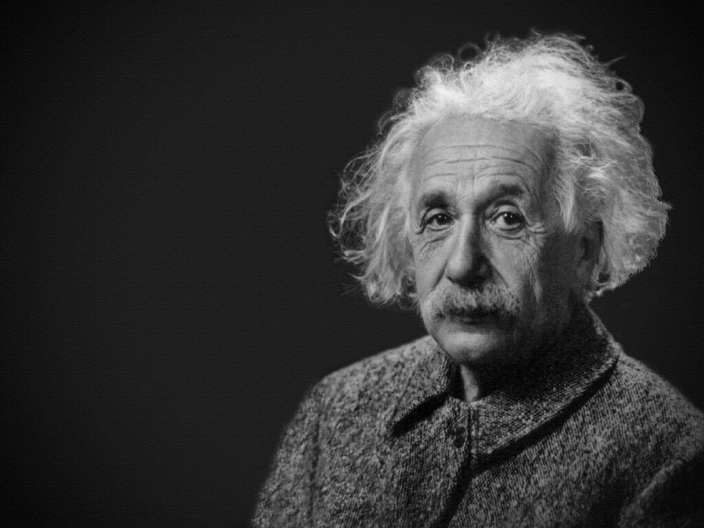 albert einstein, portrait, theoretician physician